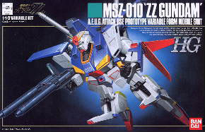 ### ZZ Gundam HG Box art ###